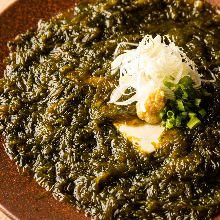 Green seaweed tofu