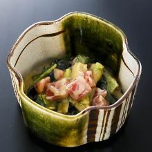 Sauce-dressed dish