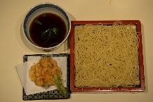 Tempura zaru buckwheat noodles
