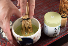 Matcha or Japanese green tea