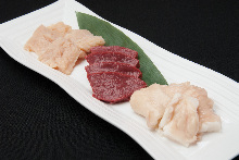 Assorted offal, 3 kinds