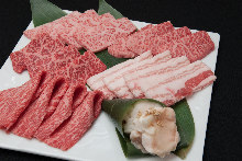 Assorted Wagyu beef