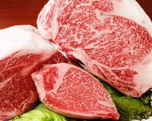 Wagyu beef sirloin steak