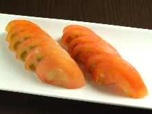 Sliced tomatoes