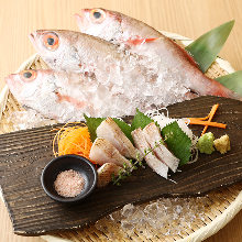 Rosy seabass (sashimi)