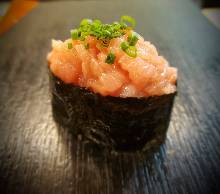 Negi toro (tuna paste with scallions)