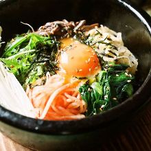 Stone grilled bibimbap