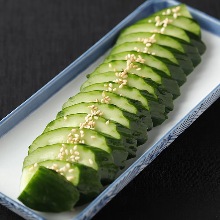 Sesame salt cucumber