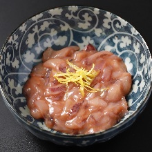 Salted squid entrails