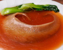 Simmered shark fin in soy sauce
