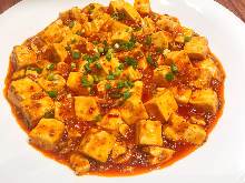 Szechuan-style mapo tofu