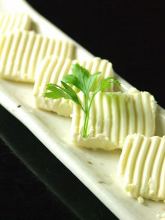 Miso-marinated cream cheese