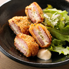 Ham and cheese cutlet