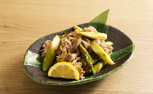 Stir-fried beef and vegetables