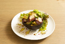 Octopus with ponzu