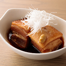 Simmered pork belly