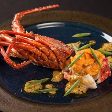 Spiny lobster Teppanyaki