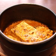 Stone grilled mapo tofu