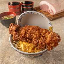 Sauce pork cutlet rice bowl