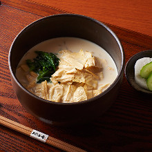 Yuba (tofu skin) rice bowl