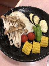Assorted grilled vegetables of the day