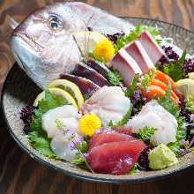 Assorted sashimi, 7 kinds