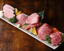 Japanese WAGYU Top 5-cut Platter