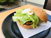 Teriyaki chicken burger