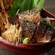 Seared marinated mackerel