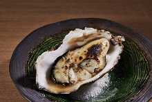 Grilled oysters