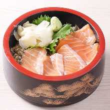 Salmon rice bowl Salmon rice bowl