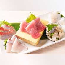 Assorted sashimi, 5 kinds