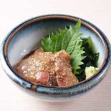 Sesame-flavored amberjack