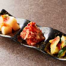 Assorted kimchi, 3 kinds