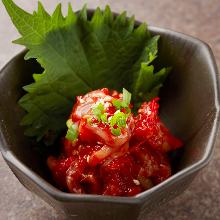 Chanja (Korean spicy marinated cod innards)
