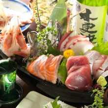 Assorted sashimi, 7 kinds