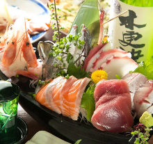 Assorted sashimi, 7 kinds