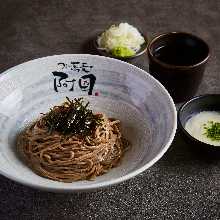 Buckwheat noodles with grated yam