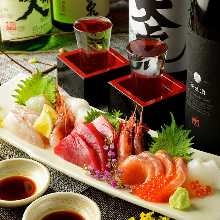 Assorted sashimi, 5 kinds