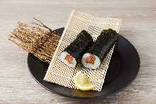 Wagyu sushi rolls