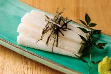 Chinese yam with wasabi dressing