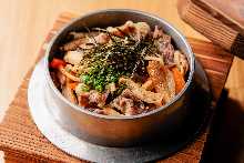 Wagyu kamameshi (pot rice)