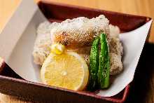 Fried pufferfish