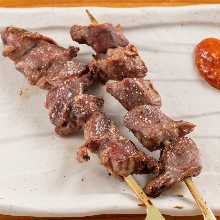 Grilled gizzard skewer