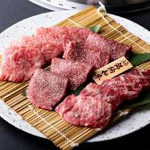Assorted Wagyu beef, 3 kinds