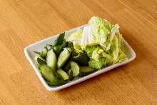 浅漬け盛り合わせ