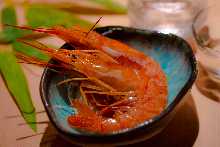 Shrimp preserved in liquor