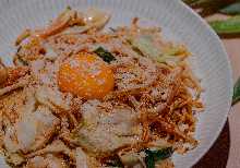 Spicy hot yakisoba noodles