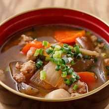 Pork miso soup