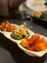 Assorted kimchi